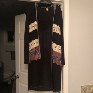 Long sleeve long sweater